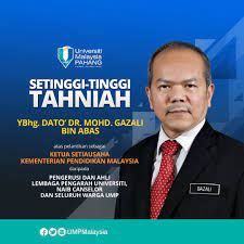 Ketua setiausaha, kementerian pembangunan wanita, keluarga dan masyarakat (kpwkm)  2017 . Ump Malaysia Twitterissa Setinggi Tinggi Tahniah Atas Lantikan Y Bhg Dato Dr Mohd Gazali Abas Sebagai Ksu Kementerian Pendidikan Malaysia Kpmspt Https T Co Wae91c79ha
