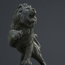 Lion Statue 3d Models For Download Turbosquid In 2020 Lion Statue Lion Sculpture