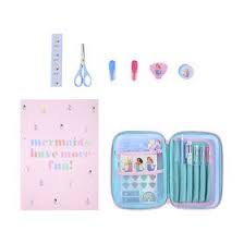 16 Piece Pencil Case Pack Mermaid Catelia Kids Stationery Furniture Computer Desk Stationery Craft