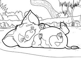 Download more than 50 moana coloring pages! Pua Pet Pig From Moana From Moana Coloring Pages Cartoons Coloring Pages Free Printable Coloring Pages Online