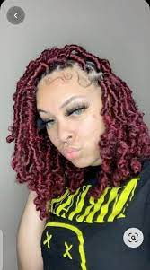 Butterfly Locs Faux Locs Braided Wigs Full Lace Wigs For Black Etsy In 2021 Faux Locs Hairstyles Braids For Black Hair Black Girl Braided Hairstyles