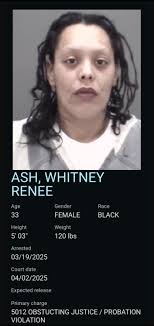 WHITNEY RENEE ASH CHARGES 5012 OBSTUCTING JUSTICE