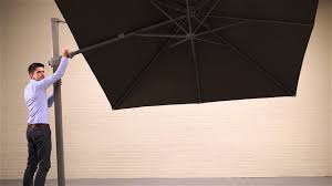 Our tilting parasol is similar to our upright parasol but with a swivel joint on the pole. Solero Fratello Cantilever Parasol 3x3m Youtube