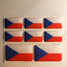 Der polyesterstoff weist eine hohe reißfestigkeit auf, ist witterungsbeständig und verfügt. Kfz Aufkleber Tschechien 3d Flagge Fahne Gedomt Epoxy Resin