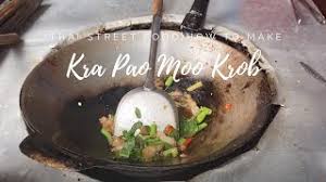 Check spelling or type a new query. 2 Mins Kra Pao Moo Grob Crispy Pork Belly With Thai Basil Thai Street Food By My Thai Friend Youtube
