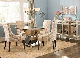 Raymour flanigan furniture repair giftor co raymour flanigan e see this wondrous dining room furniture transformation gift bedroom elegant interior furniture. Mirage 5 Pc 48 Glass Dining Set Dining Sets Raymour And Flanigan Furniture Round Glass Dining Room Table Round Dining Room Table Elegant Dining Room