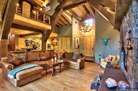 Mountain Style Home Decorated In Rustic Style Mountain Home Interiors Rustic Home Interiors Interior Wall Design