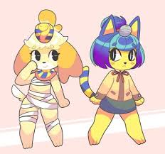 Oni Commissions Closed On Twitter Animal Crossing Fan Art Animal Crossing Villagers Animal Crossing Characters