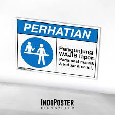 Faux log cabin siding a ne. Jual Stiker Safety Sign Rambu K3 Ansi Tamu Pengunjung Wajib Lapor S Kab Bandung Indoposter Tokopedia