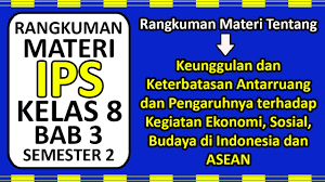 Karena total keseluruhan bab yang diampu kepada peserta didik hanya 4 bab untuk 2 semester. Rangkuman Materi Ips Kelas 8 K13 Bab 3 Youtube