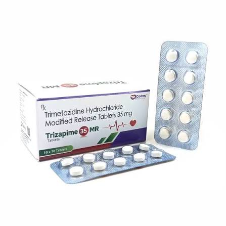 Trimetazidine Hydrochloride I.P. 35mg Tablets Trizapime 35 MR Tablet