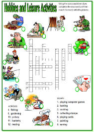 Very Easy Crossword Puzzles Hobbies Puzzles For Kids Crossword Puzzles Printable Puzzles For Kids