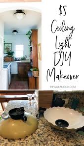 A new vanity is an easy bathroom makeover. 5 Ceiling Light Diy Makeover