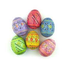 Set of 6 miniature ukrainian wooden easter eggs pysanky 1.5 inches. Buy Ukrainian Wooden Pastel Color Hand Painted Pysanki Pysanky Easter Eggs Set Of 6 Online At Low Prices In India Amazon In