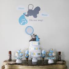 Send home one with each guest for the sweetest baby shower favor idea! Simple Boy Baby Shower Cupcakes Novocom Top