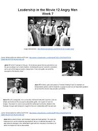 Sometimes also known as a deputy. 12 Angry Men Leadership Motivation