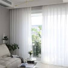 Gardine Transparent Modern In Weiss En 2020 Voilage Blanc Rideau Blanc Rideau Store