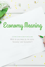 Meaning Of The Terms Economy And Economics What Do You Mean By The Terms Economy And Economics Economy Economics Economy Economics Financial Tips