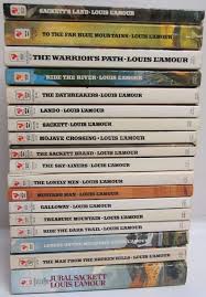 Lot Of 18 Complete Louis L Amour The Sacketts Series Galloway Lando Western Louis L Amour Classic Books Louis