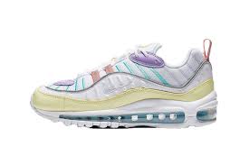The Air Max 98 Gets Covered In Pastel Tones For The Spring Air Max Blue Air Max Nike Air Max
