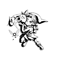 Price and other details may vary based on size and color. Majoras Mask Link Coloring Pages