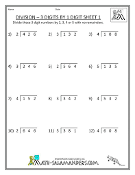 Left click = pick answer. 4th Grade Math Worksheets Division 3 Digits By 1 Digit 1 Math Division Math Division Worksheets 3rd Grade Math Worksheets