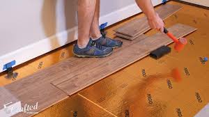 This inexpensive dead blow hammer has enough force for most projects that i have encountered. Installing Laminate Flooring For The First Time Home Renovation 8 Steps With Pictures Instructables