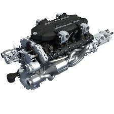 V12 Engine 3d Model In 2020 Lamborghini Engine V12 Engine Engineering