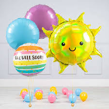 Get well soon flowers and balloons. Get Well Soon Gift Balloon Delivery Bubblegum Balloons
