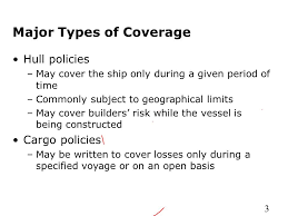 Maybe you would like to learn more about one of these? Analysis Of Insurance Contracts Lecture No Major Types Of Coverage Chief Interests To Be Insured On Ocean Voyage The Vessel Or The Hull The Ppt Download