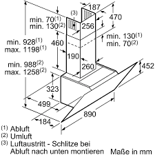 Sie müssen dafür nicht den handwerker einbestellen. Siemens Kopffreie Wand Dunstabzugshaube Lc98klp60 Schwarz 900 Mm