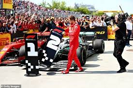 A Furious Vettel Moved A First Place Sign After He Saw Victory Taken Off Him In Canada Ferrari Mercedes Car Mercedes