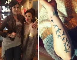 Many of demi's tattoos are little reminders for her to stay on the path of healthiness and happiness. Demi Lovato Has Faith New Tattoo The Hollywood Gossip