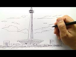 Perlombaan seni oleh taman kanak kanak perosotan cicapar blog. Contoh Gambar Gambar Mewarnai Tugu Monas Kataucap