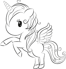 Free printable unicorn coloring pages. Pin On Tazze