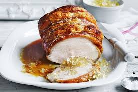 Curtis Stone S Roast Pork With No Fail Crackling Pork Roast Roast Pork Crackling Curtis Stone Recipes