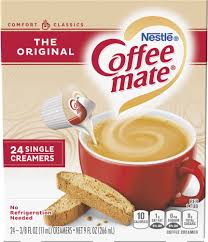 We did not find results for: Coffee Mate The Original Liquid Coffee Creamer Single Serve Cups 24 Ct Kroger