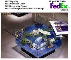 This means it has six sides and this also translates to having 6 friends sit comfortably around it enjoying the mesmerizing beauty of a aquarium coffee table. Amazon Com Midwest Tropical Fountain 25 Gallon Aqua Coffee Table Aquarium Tank Kitchen Dining Fish Tank Coffee Table Aquarium Coffee Table Cool Fish Tanks