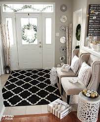 Elegant And Neutral Christmas Foyer Elegant Home Decor Home Decor Home