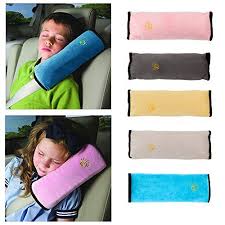 Car Seat Shoulder Pads Baby Pillow Kids Shoulder Pad Cover Car Auto Safety Seat Belt Harness Children Head Protection Baby Pillows Seat Belt Pillow Baby Seat