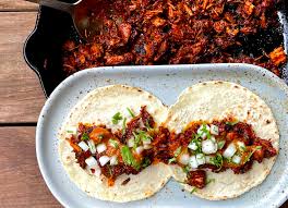 Red Chile Pulled Pork Tacos - Rick Bayless