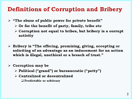 The Economics Of Corruption And Bribery Ppt Download