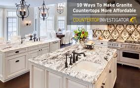 Do your research and go in with a plan. Granite Countertops Cost 10 Ways To Get Them For Less