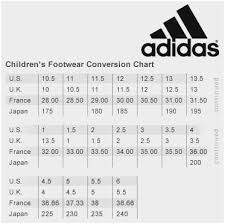 Uncommon Anta Shoe Size Chart Shoes Chart For Kids Adidas