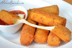 Game Day Nibbles Homemade Mozzarella Sticks Receitas Receitas Com Queijo Receita De Mussarela
