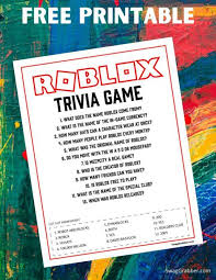 Free Roblox Trivia Game Swaggrabber Printable Activities For Kids Roblox Diy Kids Crafts Activities