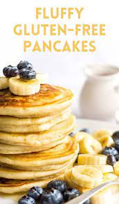 Fluffy Gluten Free Pancakes Dairy Free Recipe Fluffy Gluten Free Pancakes Healthy Pancakes Easy Gluten Free Pancakes Recipes