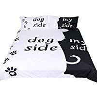 Terygoid Collection Quilt Bettwasche Sets Umfassen Bettbezug Kissen Dog Side My Side Einzelbett 135x200 Cm Passend Fur 90 Cm Be Bettbezug Quilten Decke Bett