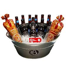 Double The Beer Snacks Craft Beer Snob Gift Basket Thebrobasket Com Beer Snob Gifts Craft Beer Snob Beer Gifts Basket