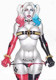 Sexy Harley Quinn Sexy Hot Cleavage Bum Art A4 Poster | eBay